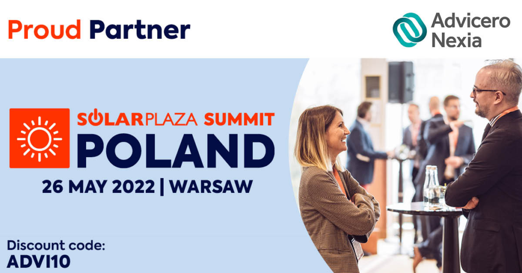 Poland 22 Proud Partner ADVICERO NEXIA 1200x627 1 1024x535 - 26.05 – Solarplaza Summit Poland 2022